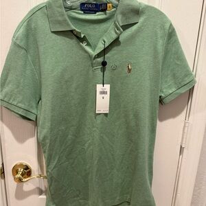 Ralph Lauren Men's Light Green Polo Shirt